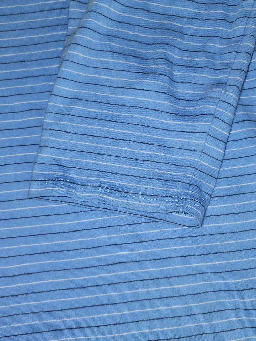 LIFE IS GOOD Light Blue Striped Hooded V-Neck Tee XXL - Picture 6 of 10